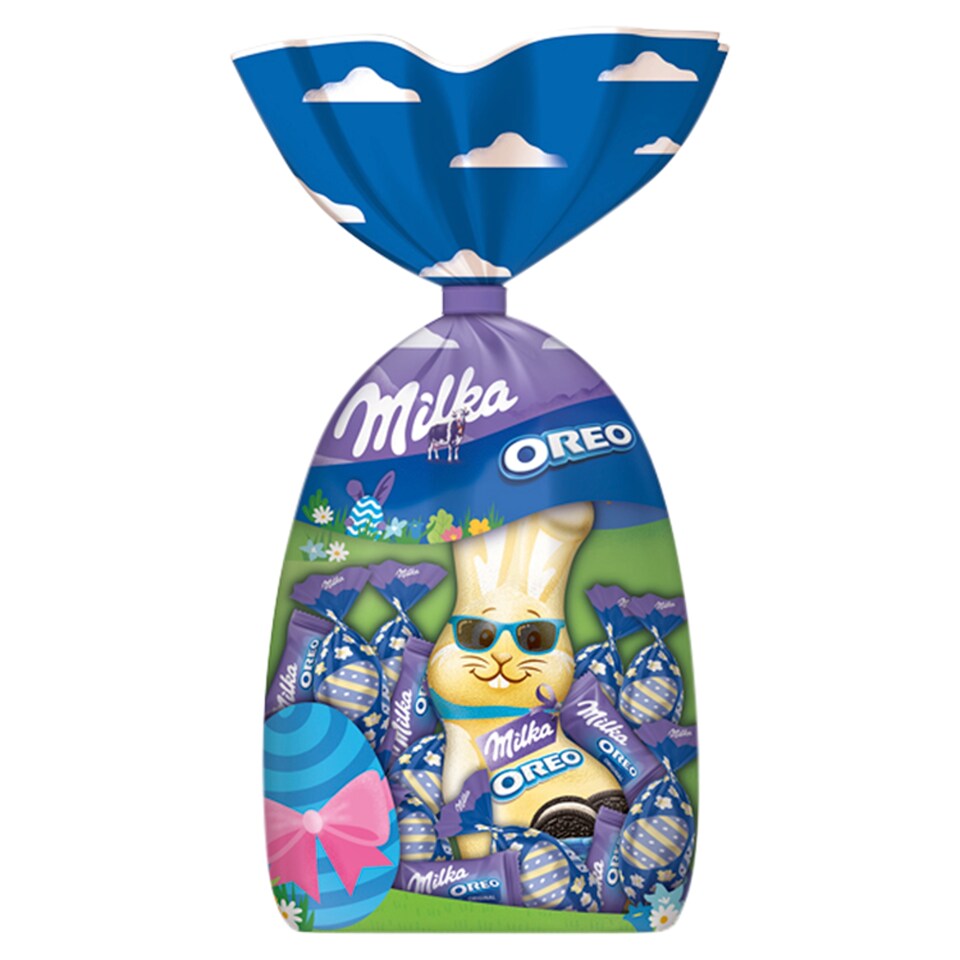 Milka Oreo tejcsokoládé és töltött fehér csokoládé válogatás 224 g 