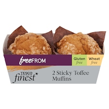 Tesco Finest Free From Sticky Toffee Muffins 2 Pack