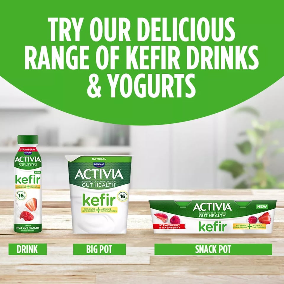 image 1 of Activia Kefir Natural Gut Health Yoghurt 345g