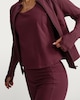 image 2 of F&F Active Soft Touch Zip Through Jacket in Berry