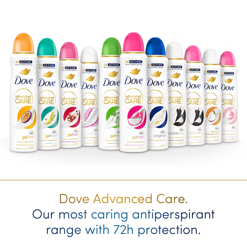 image 1 of Dove Advanced Care 72h Go Fresh Dragonfruit & Coconut Cream Anti-perspirant 200ml