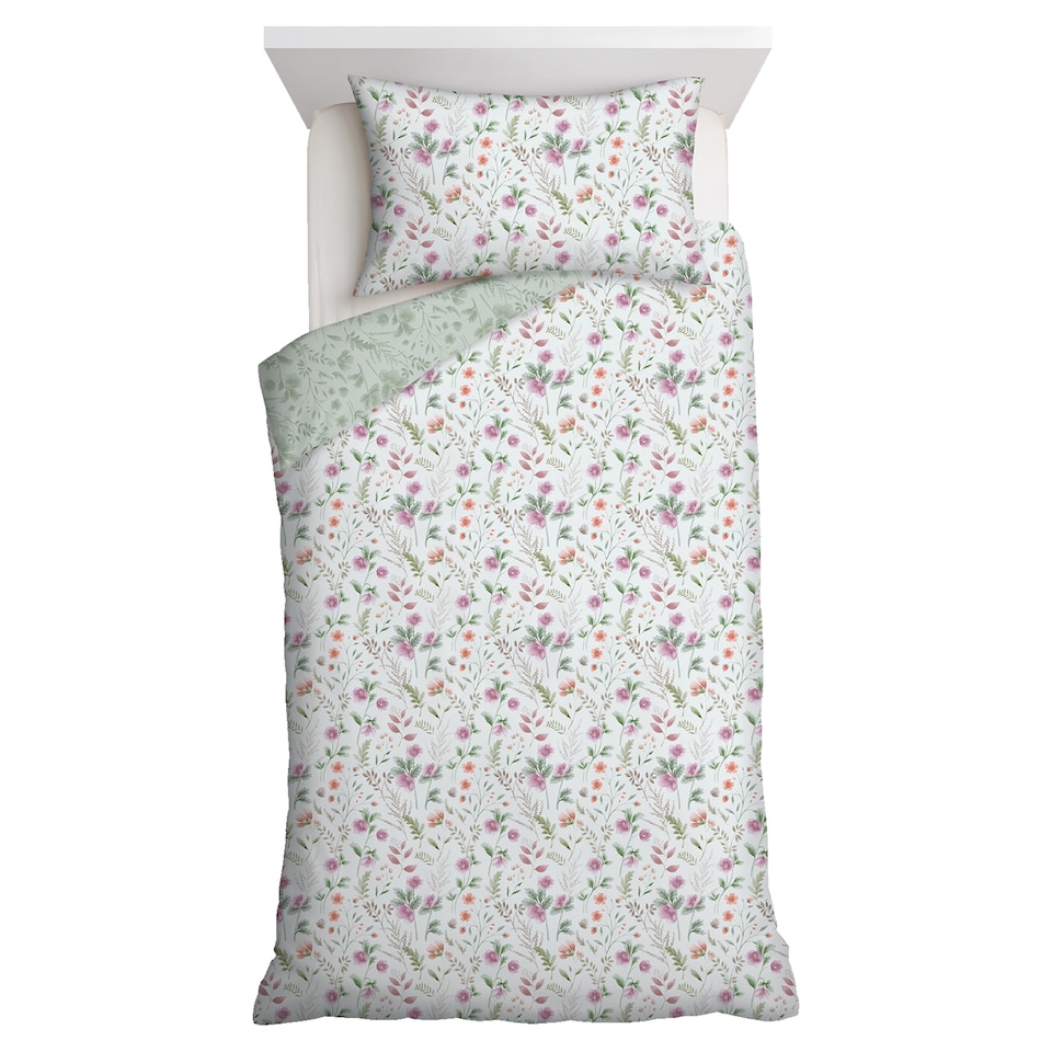 F&F Home Bedding Pretty Floral Duvet Set Single