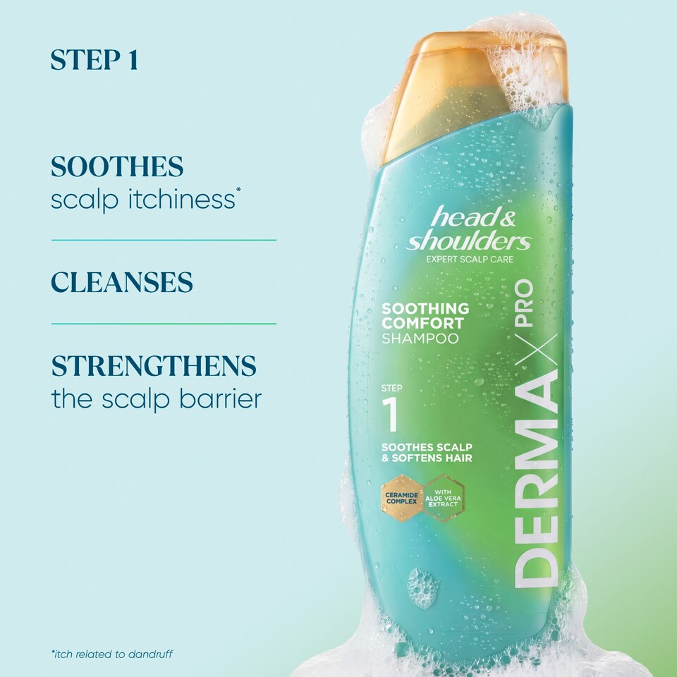 image 1 of Head & Shoulders Soothing Comfort Anti Dandruff Shampoo 300Ml