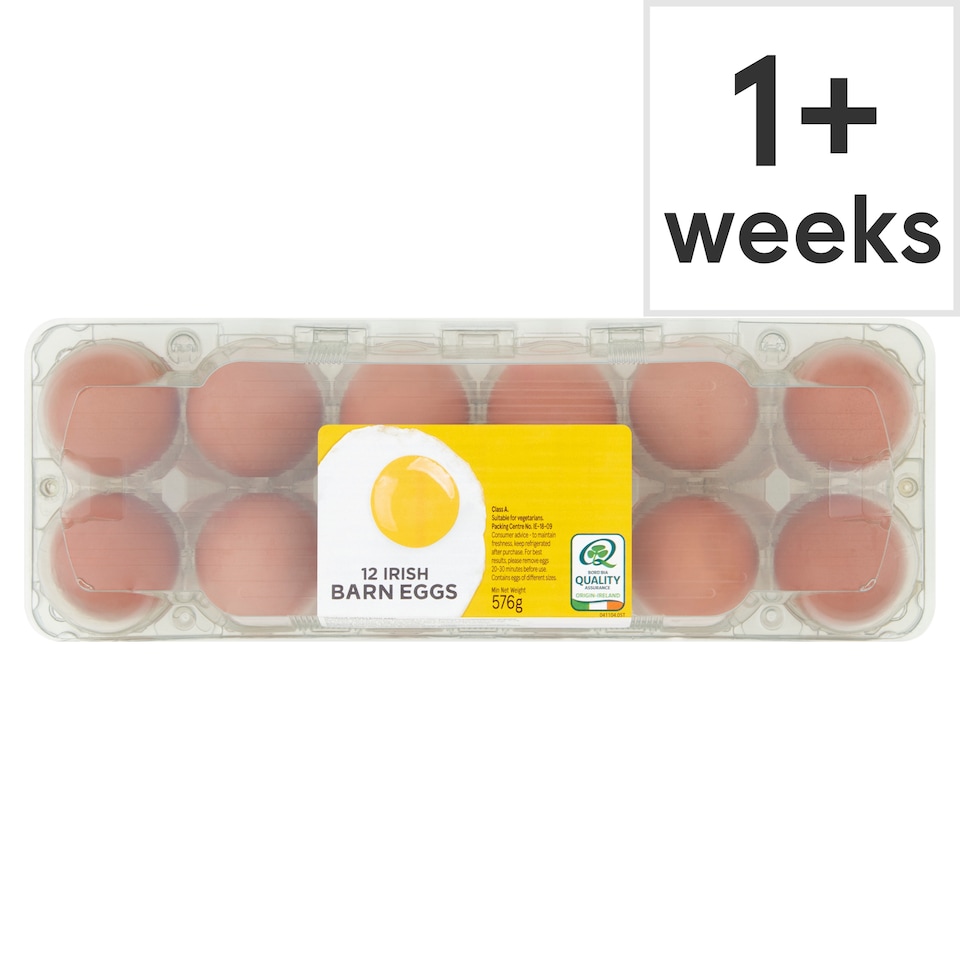 Tesco 12 Irish Barn Eggs