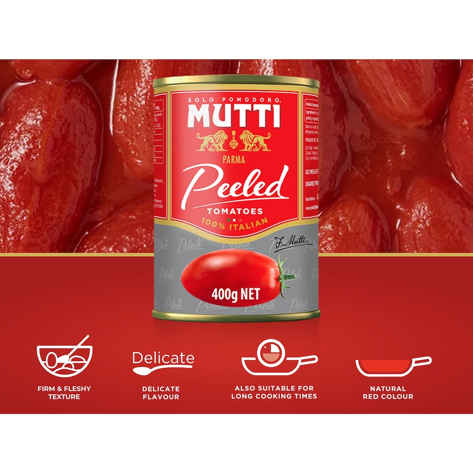 image 1 of Mutti Peeled Tomatoes 4 x 400g