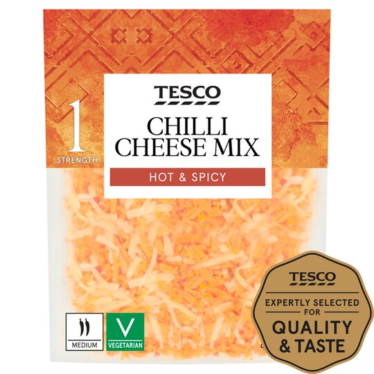 Tesco Chilli Cheese Mix 200G Tesco Groceries