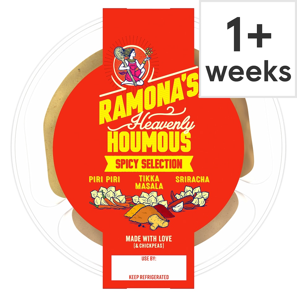 Ramona's Heavenly Houmous Spicy Selection 300g