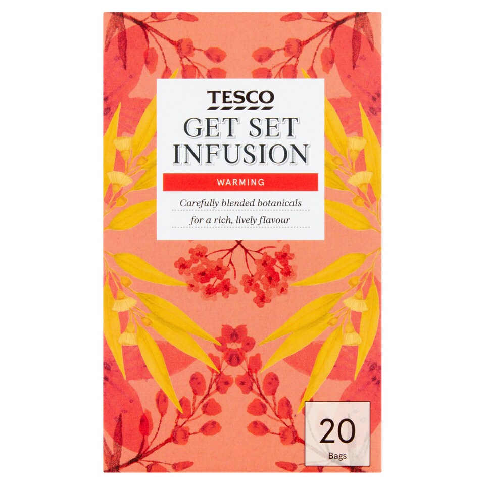Tesco Get Set 20 Teabags 40G