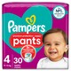 image 1 of Pampers Premium Protection Nappy Pants Size 4 30 Pack