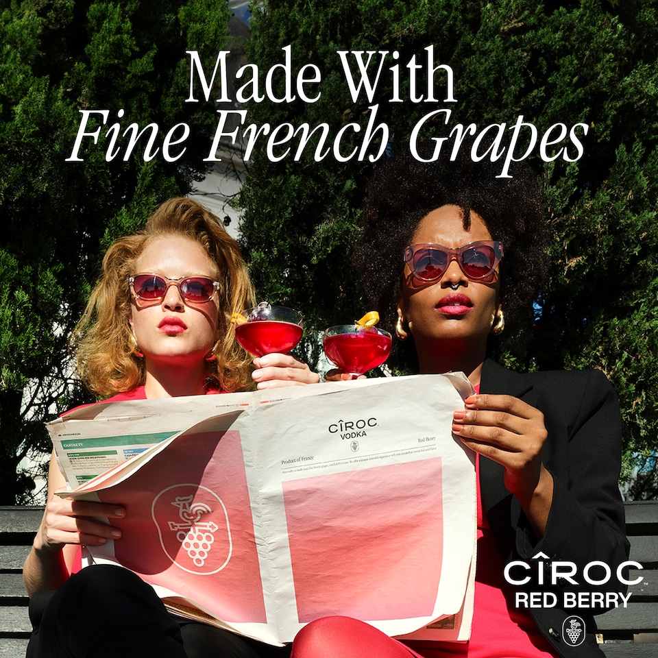 image 1 of Ciroc Red Berry Flavoured Vodka Bottle 37.5% Vol 70Cl