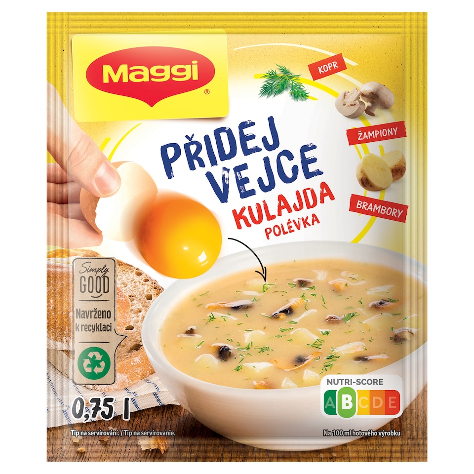 MAGGI Přidej vejce Kulajda polévka sáček 48g