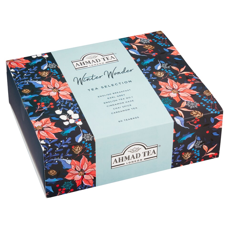 Ahmad Tea Winter Wonder Selection of Black and Flavoured Black Teas 60 x 2g (120g)