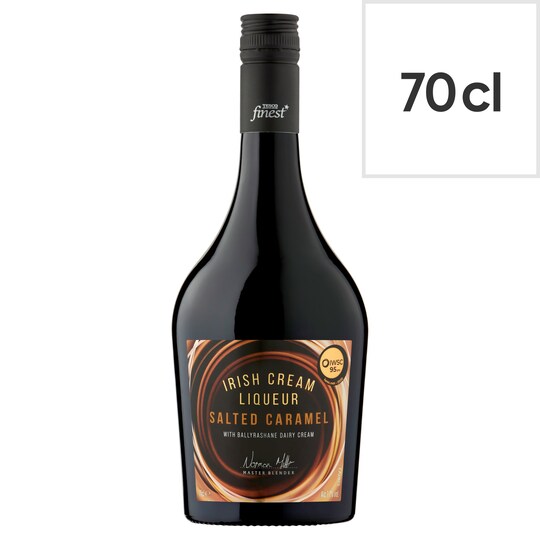 Tesco Finest Salted Caramel Cream Liqueur 70Cl Tesco Groceries