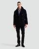 image 3 of F&F Double-Breasted Peacoat with Wool in Navy