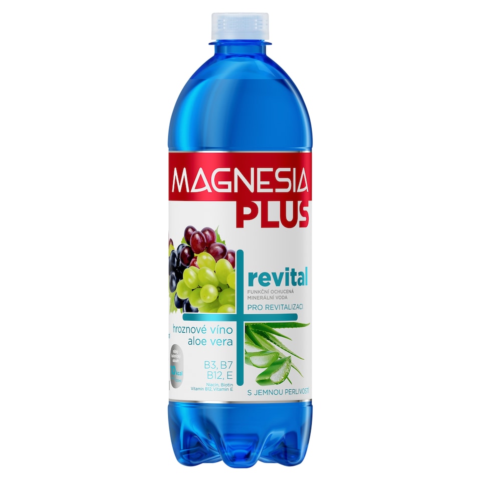 Magnesia Plus revital nápoj hroznové víno aloe vera 0,7 l