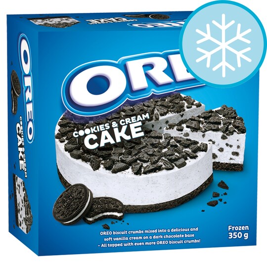 Oreo Cake Cookies & Cream 350g Tesco Groceries