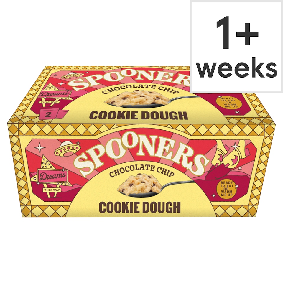 image 1 of Spooners Chocolate Chip Cookie Dough 2x75g