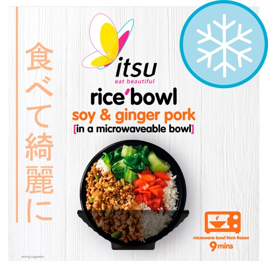 Itsu Soy & Ginger Pork Rice Bowl 400G Tesco Groceries