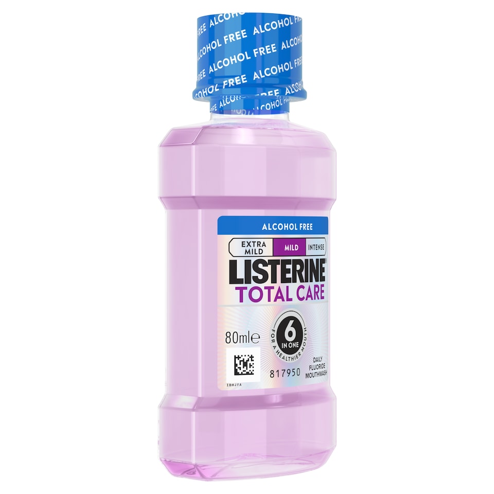 image 1 of Listerine Total Care Milder Taste Zero Alcohol 10-in-1 Benefit Mouthwash 80ml