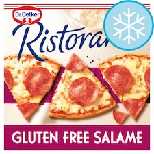 Dr. Oetker Ristorante Gluten Free Pepperoni-Salame Pizza 332g