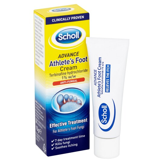 Scholl Athletes Foot Cream Care 15G Tesco Groceries