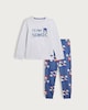 image 1 of Sonic the Hedgehog Cotton Rich Pyjama Set in Multi