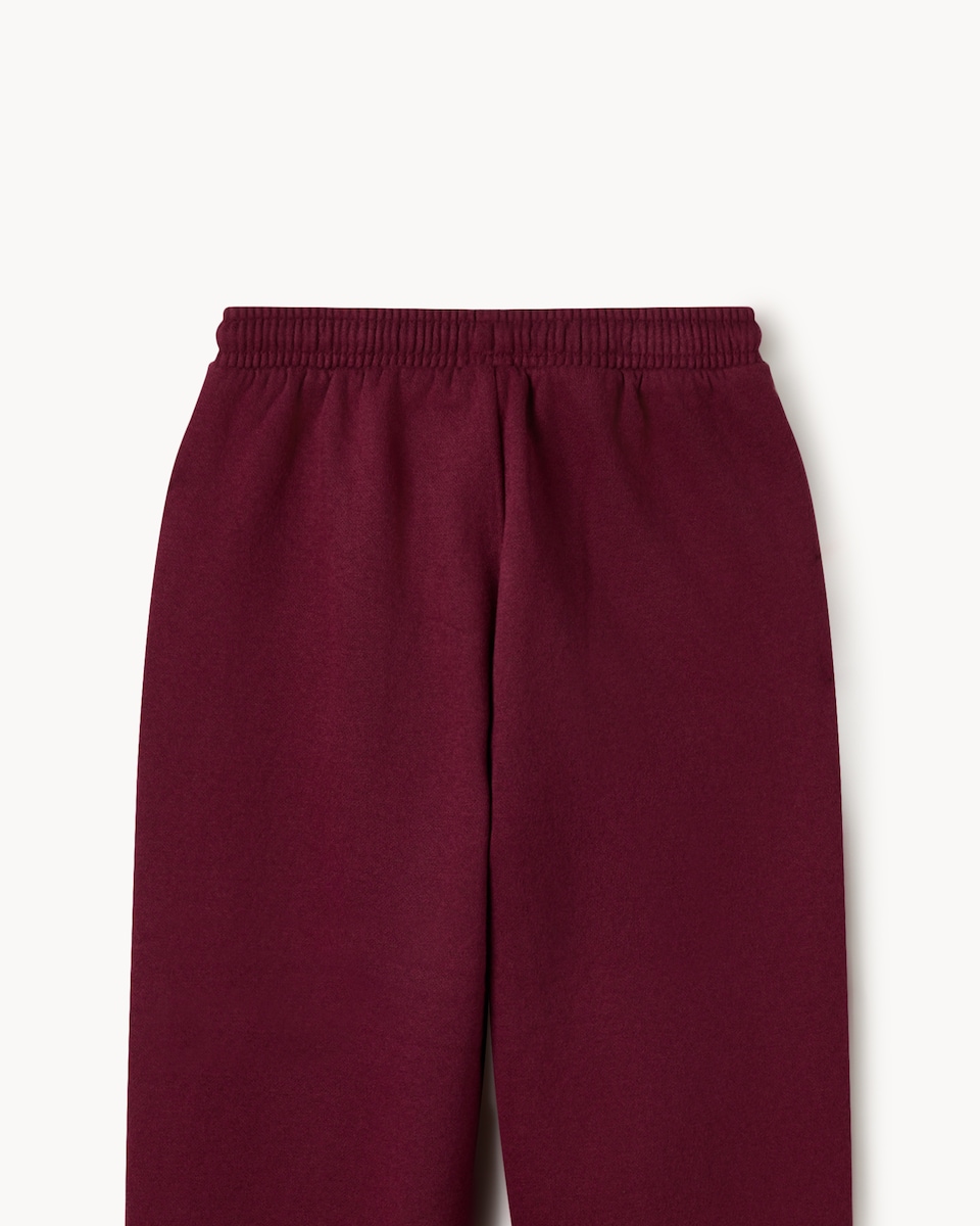 image 1 of F&F Boys Cotton Rich Joggers in Burgundy