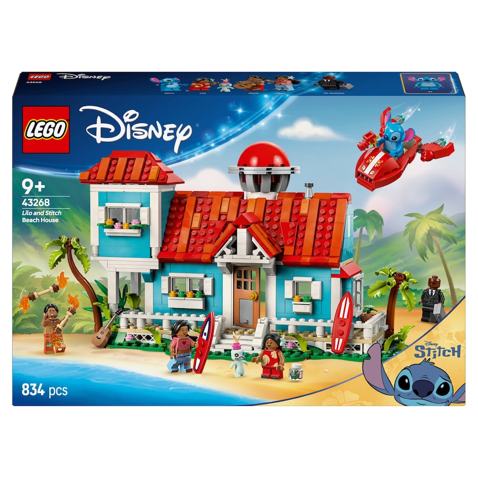 Obrázek 1 pro produkt LEGO Disney 43268 Lilo a Stitch a domek na pláži