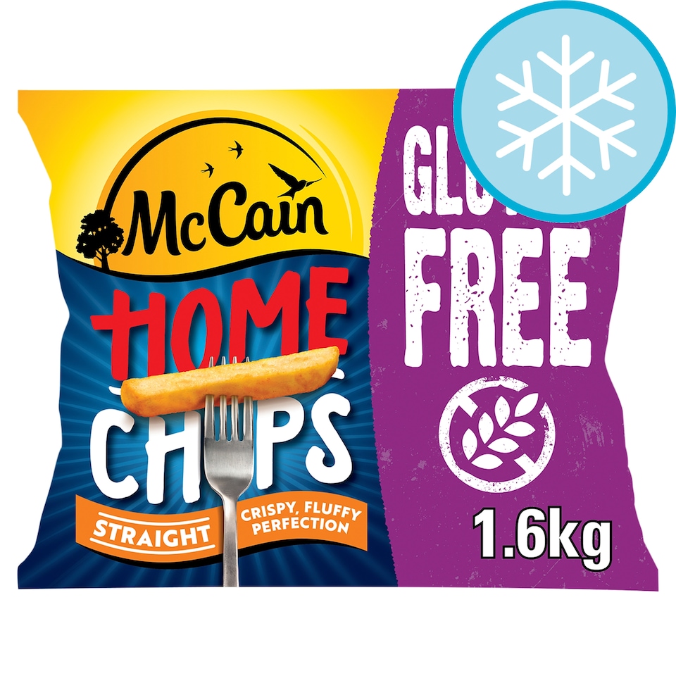 McCain Home Chips Gluten Free Straight Cut 1.6kg