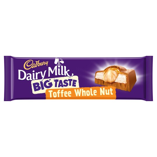 Cadbury Dairy Milk Toffee Whole Nut 300G Tesco Groceries