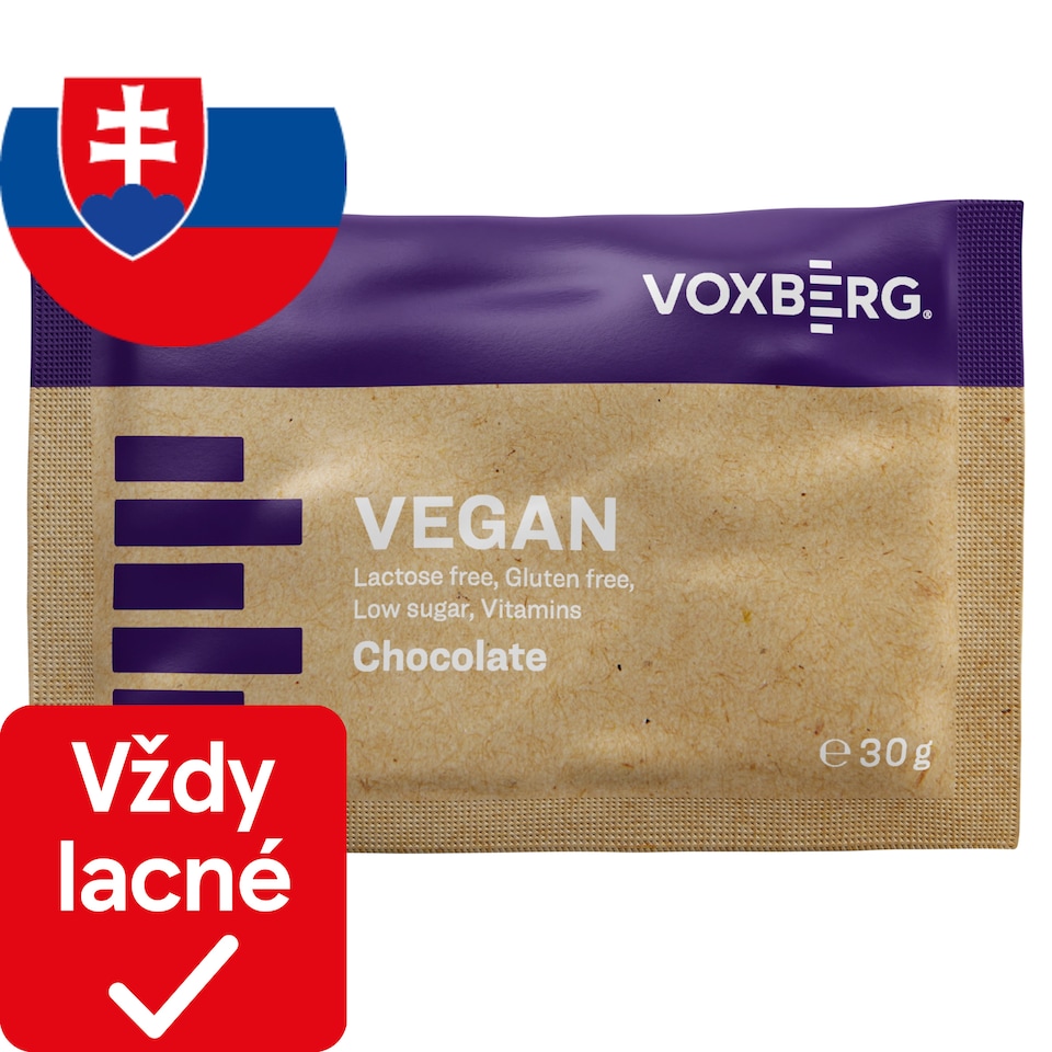 Voxberg Bielkovinový prášok s rastlinnými bielkovinami s čokoládovou príchuťou 30 g