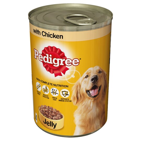 Pedigree Can Chunks In Jelly Chicken Tesco Groceries