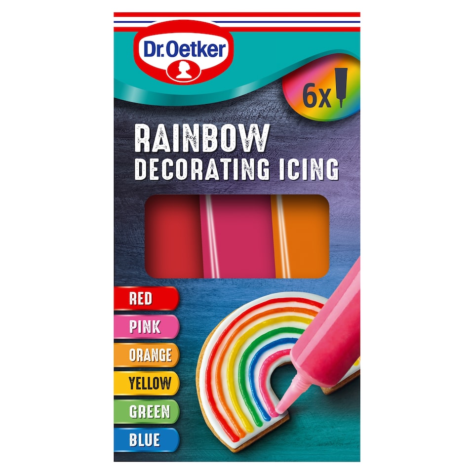 Dr. Oetker Decorating Icing Rainbow 102g