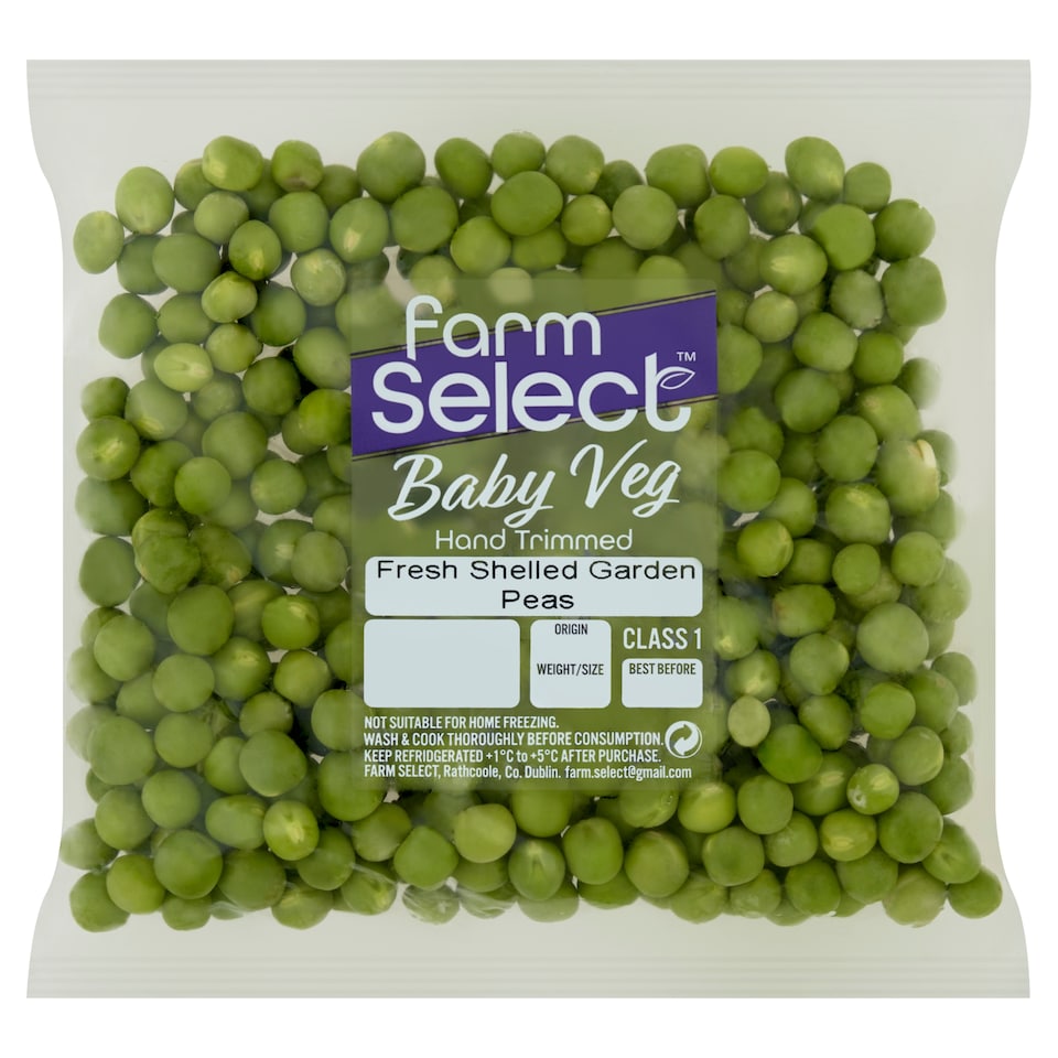 Farm Select Fresh Shelled Garden Peas 130g