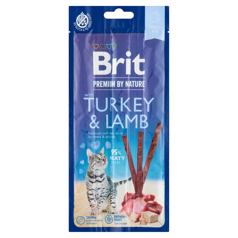 Obrázek 1 pro produkt Brit Premium by Nature Doplňkové krmivo pro kočky 3 ks
