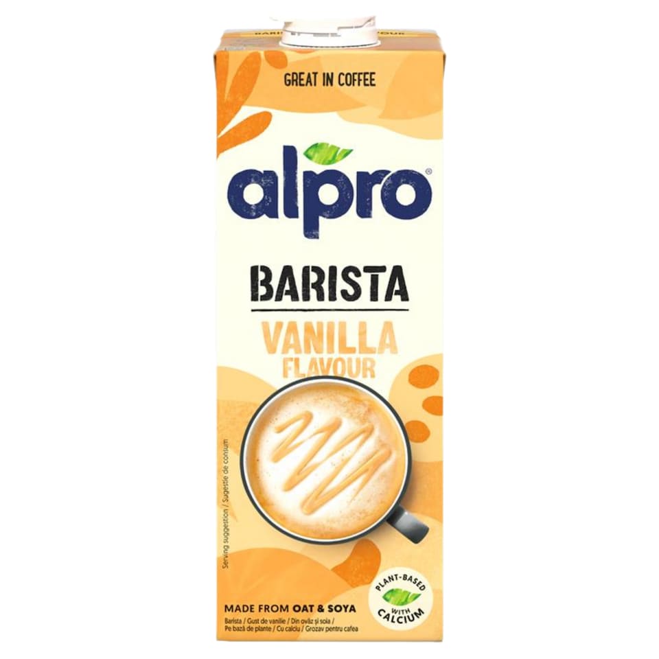Obrázek 1 pro produkt ALPRO Barista Ovesno-sójový nápoj s vanilkovou příchutí 1l