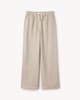 image 1 of F&F Pure Lyocell Wide Leg Trousers in Ecru
