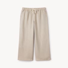 F&F Pure Lyocell Wide Leg Trousers in Ecru