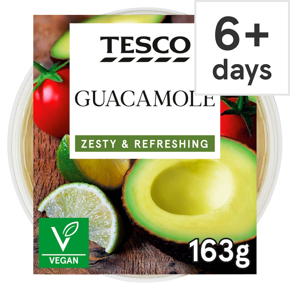 Tesco Guacamole Dip 163G Tesco Groceries