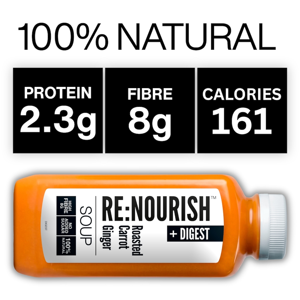 image 1 of RENOURISH DIGEST Roasted Carrot and Ginger Soup 500g