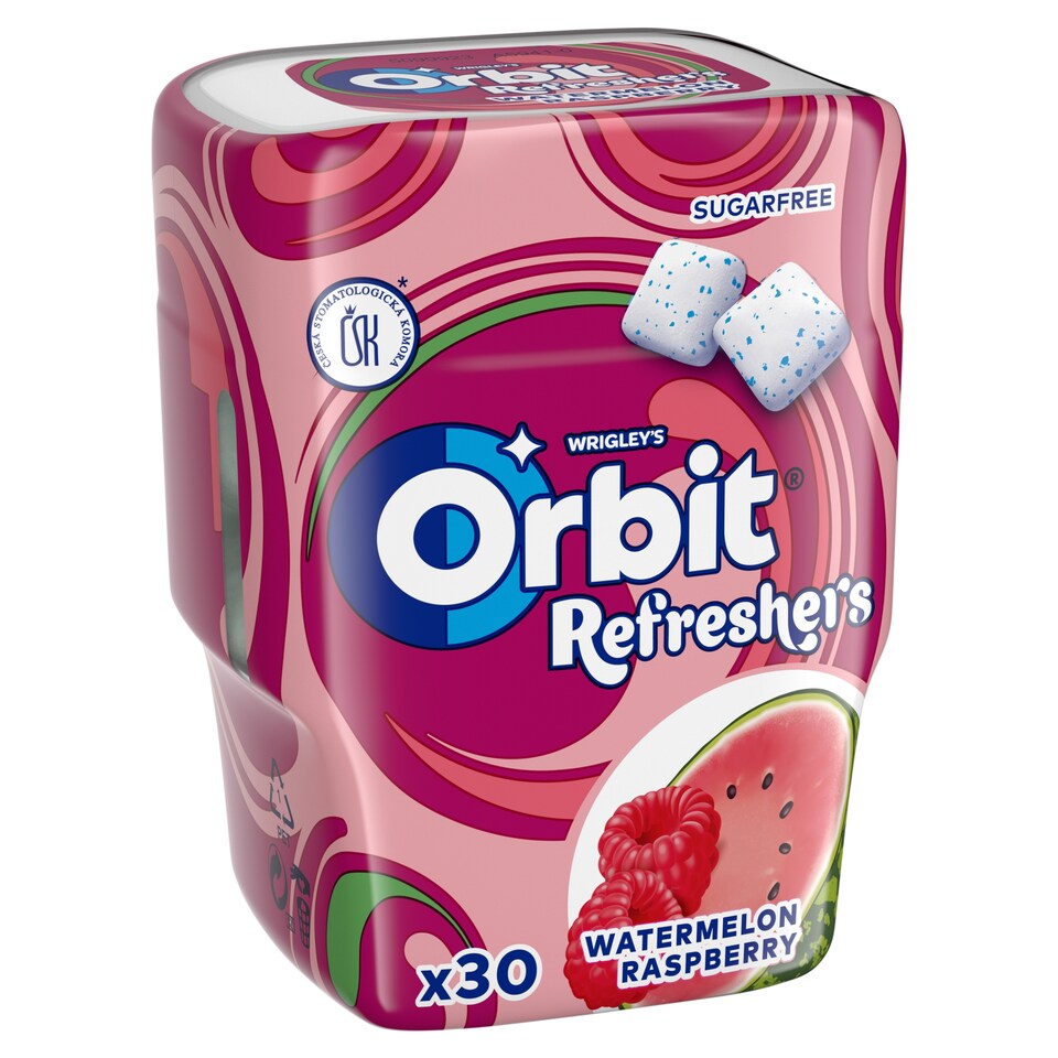 obrázok 1 z Wrigley's Orbit Refresher's Watermelon Raspberry 30 ks 67 g