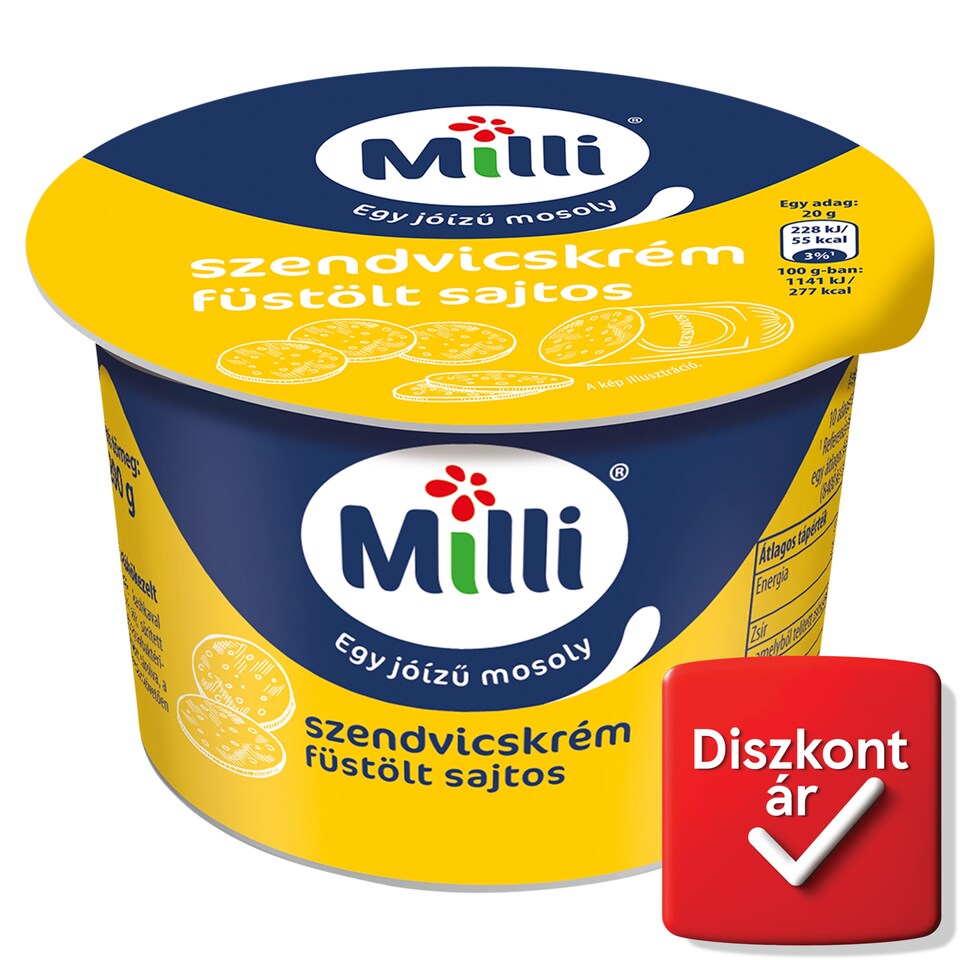 Milli Smoked Cheese Sandwich Cream 200 g