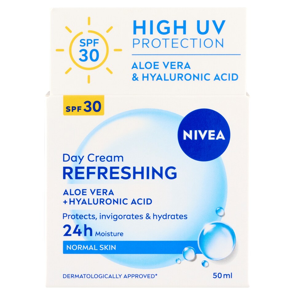 NIVEA Refreshing nappali arckrém normál bőrre SPF30 50 ml  1. kép