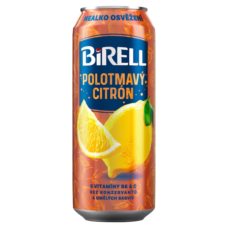 image 1 of Birell Semi-Dark Lemon 0.5L