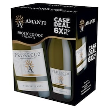 Amanti Prosecco DOC Frizzante CASE DEAL 6x75cl