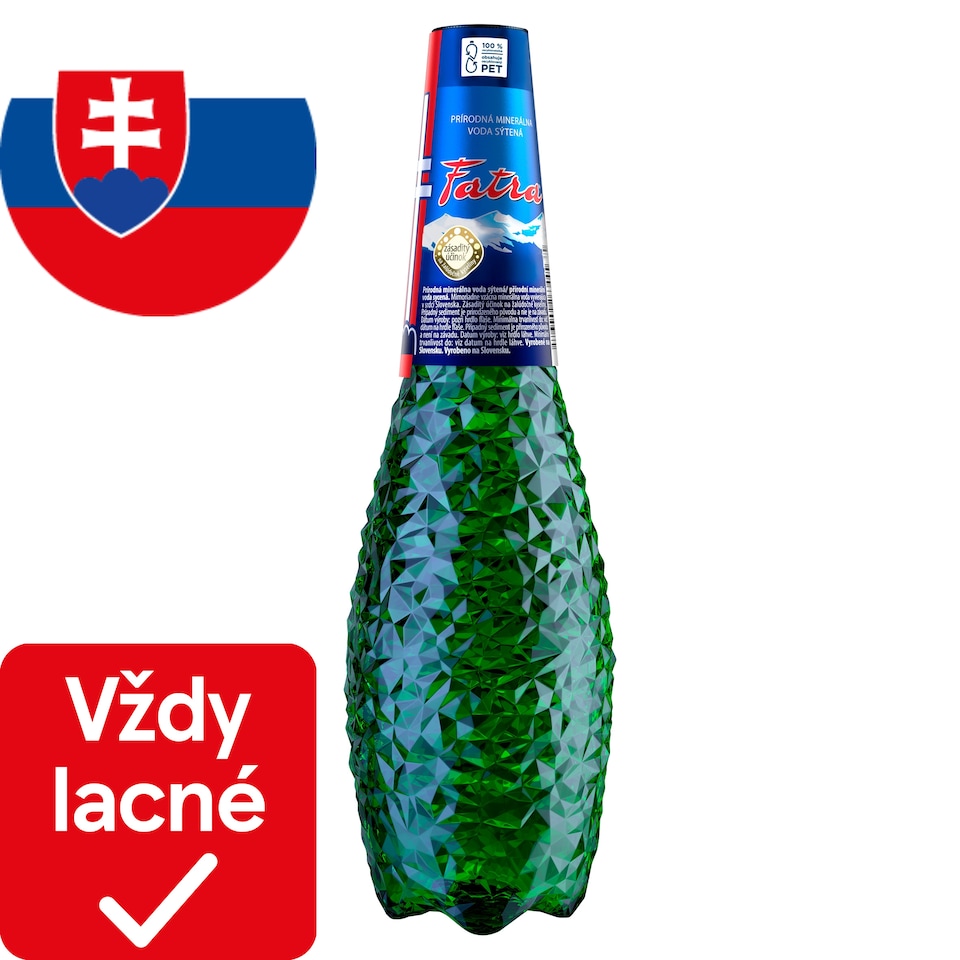 Fatra Prírodná minerálna voda sýtená 1 l