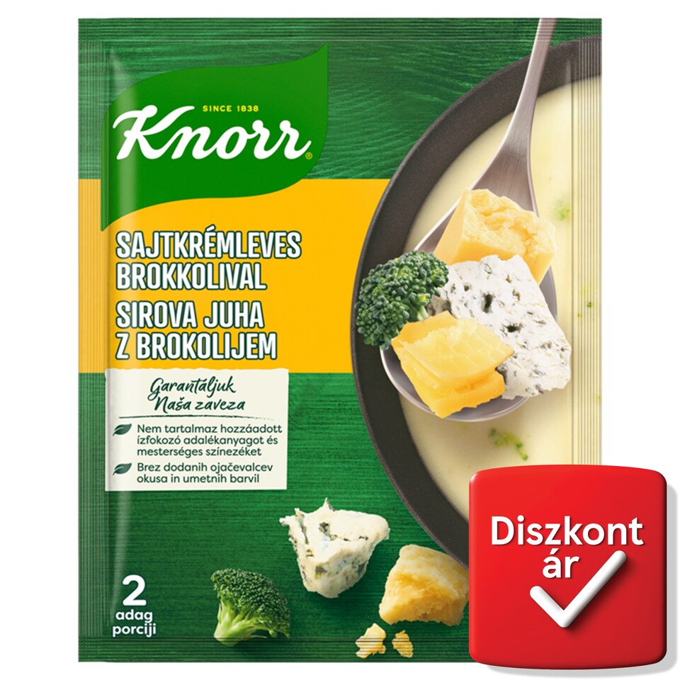 Knorr sajtkrémleves brokkolival 43 g