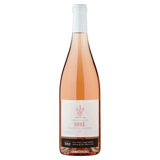 TESCO ROSE VIN DE PAYS DE LOIRE 75CL Tesco Groceries