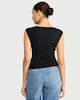 image 3 of F&F Polyamide Sleeveless Top in Black