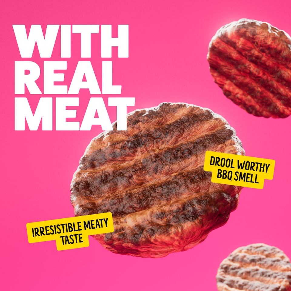image 1 of Bonkers Dog Treats Dry BBQ Burger Patties 85 G